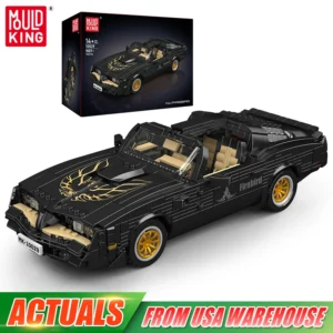 Mould King 10029 Technical Car Toys The MOC Firebird Vintage Car Building Block Assembly  Car Brick