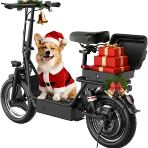 Electric Scooter Adults Seat 600W 22 mph Peak Motor Escooter Foldable 22 Miles,14'' Tires UL 2272 Certified E Scooter